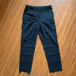 Black Trouser with Dreamy Woven Texture + Stretch